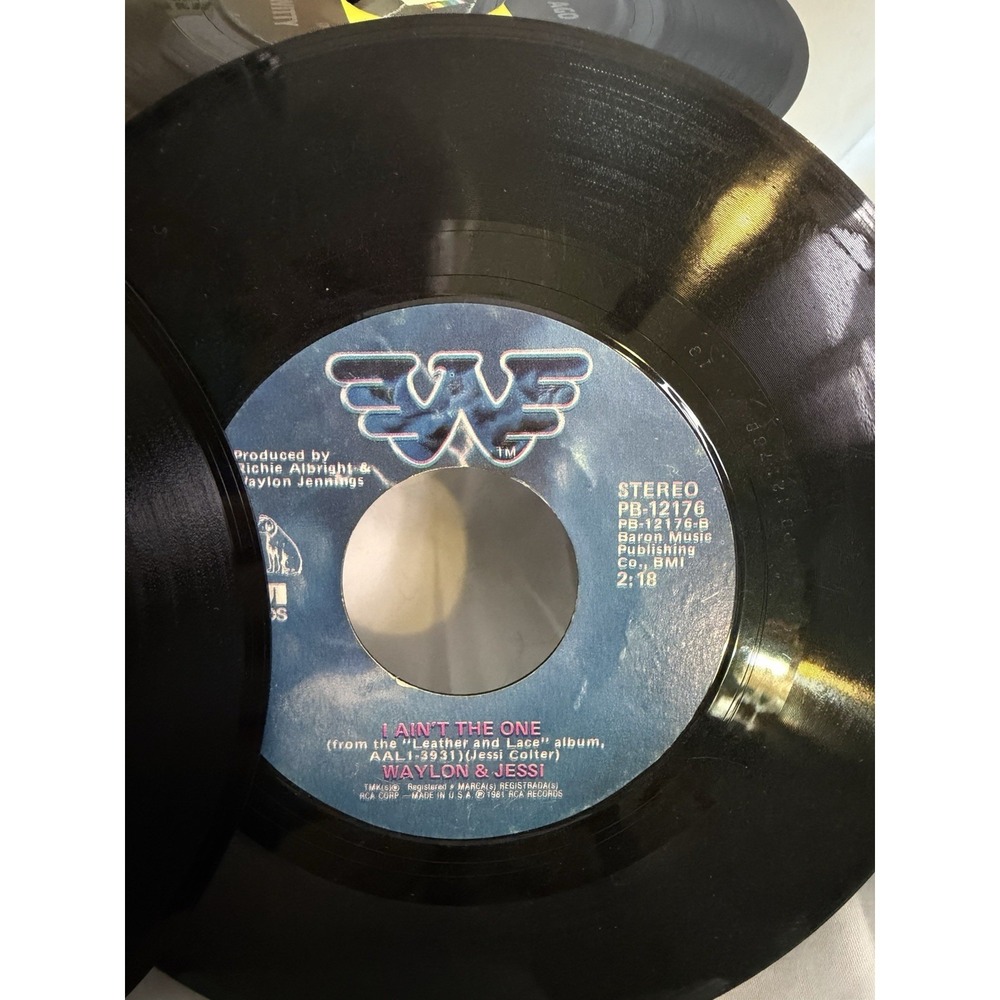 VTG Various Country Artists 45 Kenny Rogers Conway Twitty Waylon Jennings Lot 12 - Picture 5 of 9